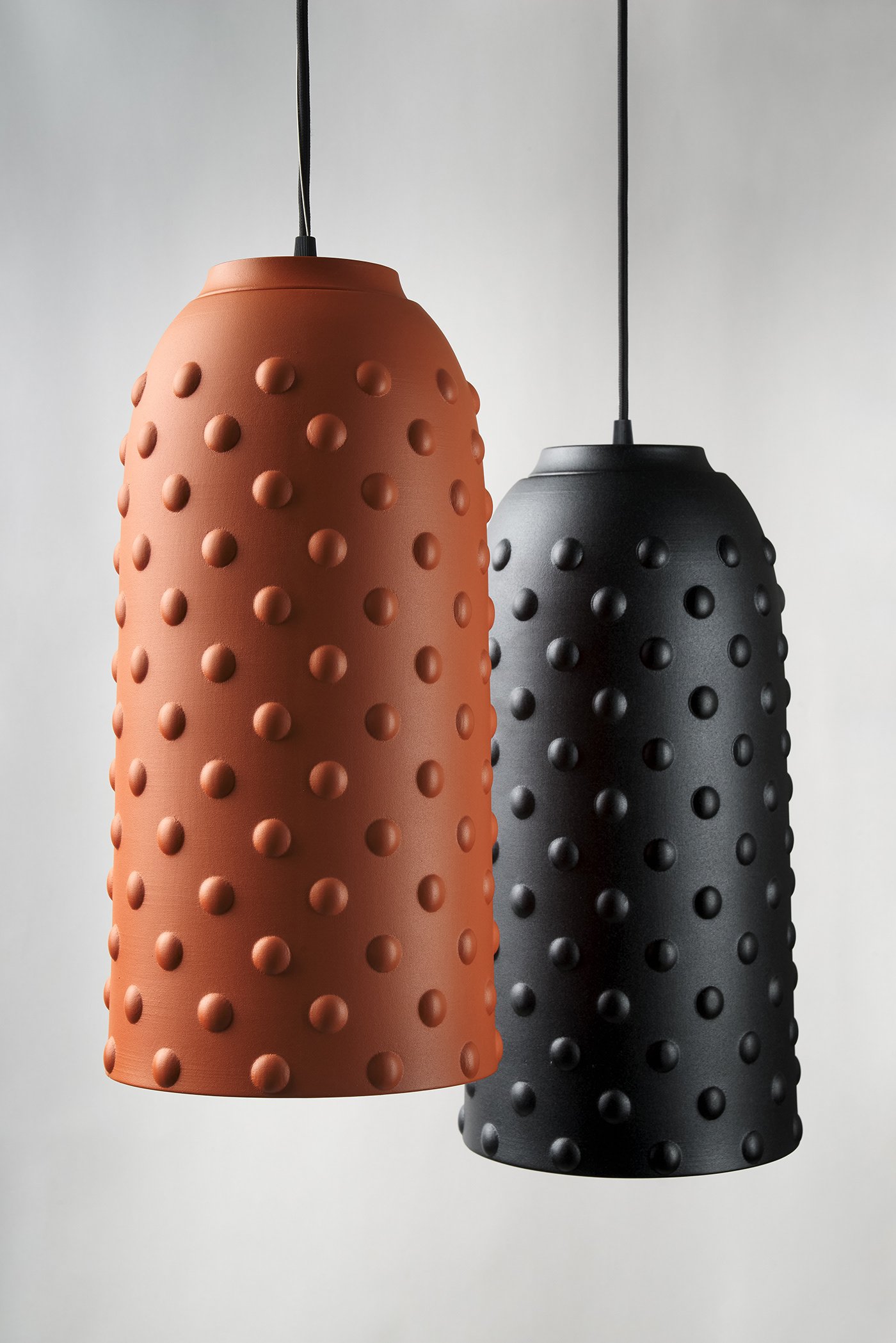 "Touch" series，lamps and lanterns，Ceramic lampshade，