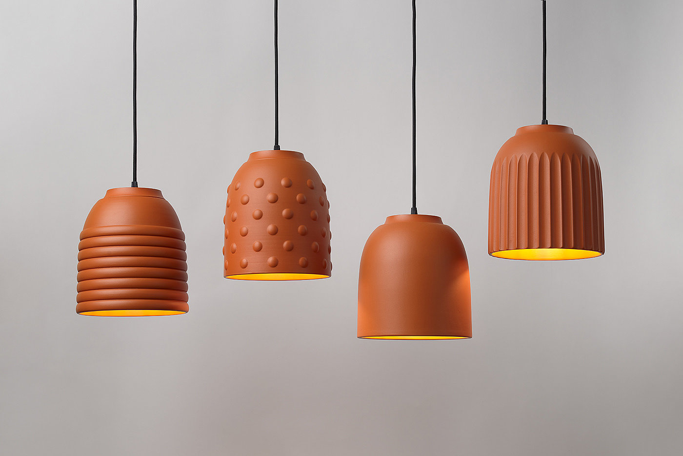 "Touch" series，lamps and lanterns，Ceramic lampshade，