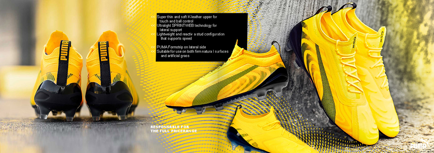 shoes，Puma，yellow，Splicing，