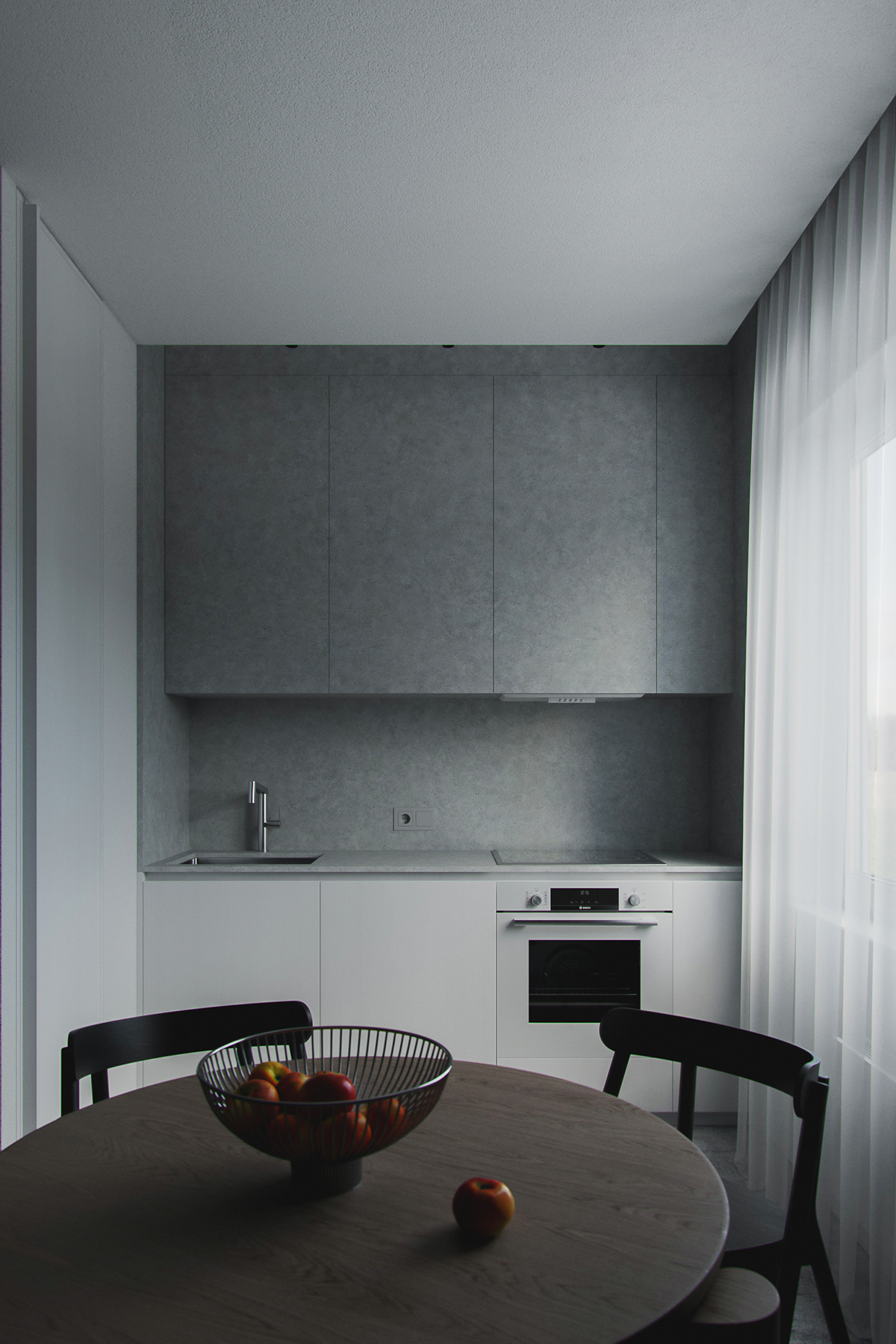 apartment，Nighthawk，Diablo system，bedroom，kitchen，