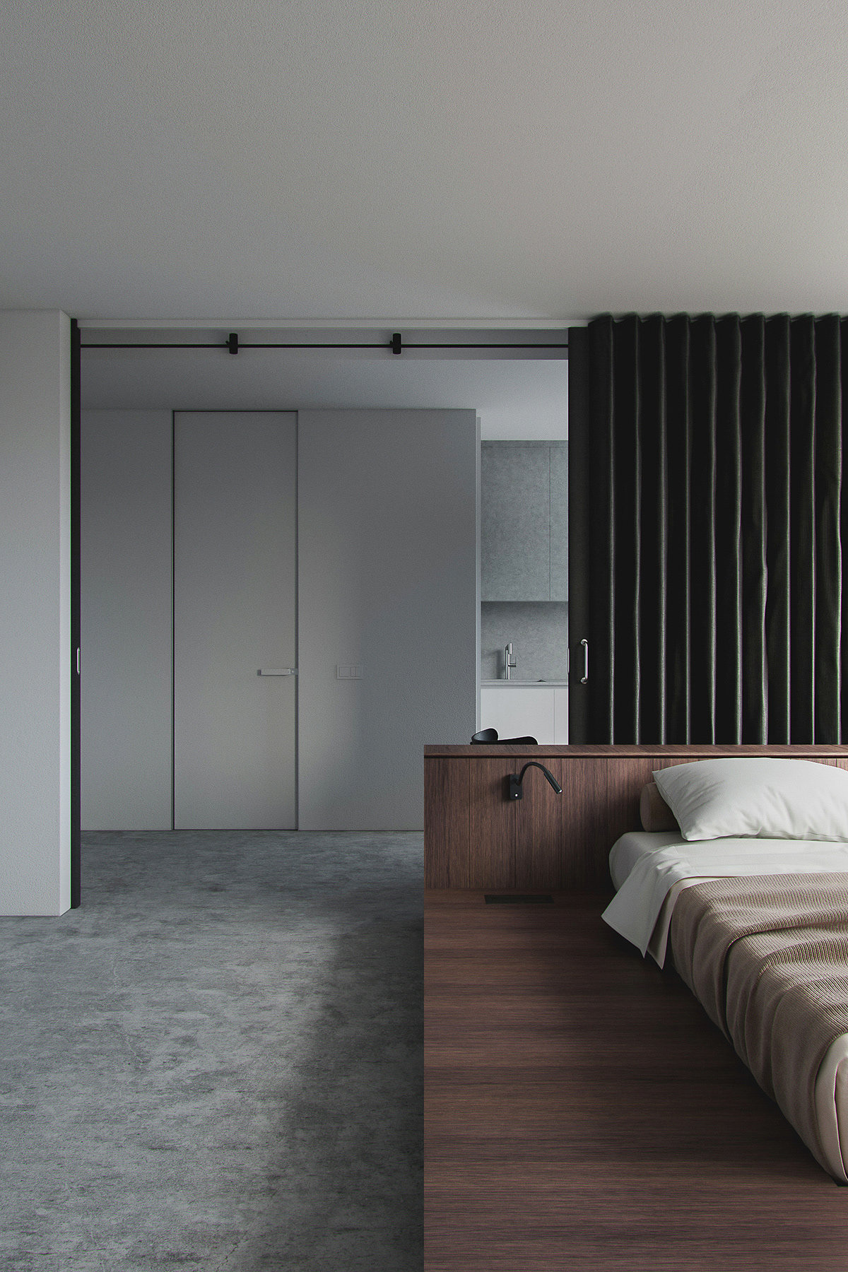 apartment，Nighthawk，Diablo system，bedroom，kitchen，