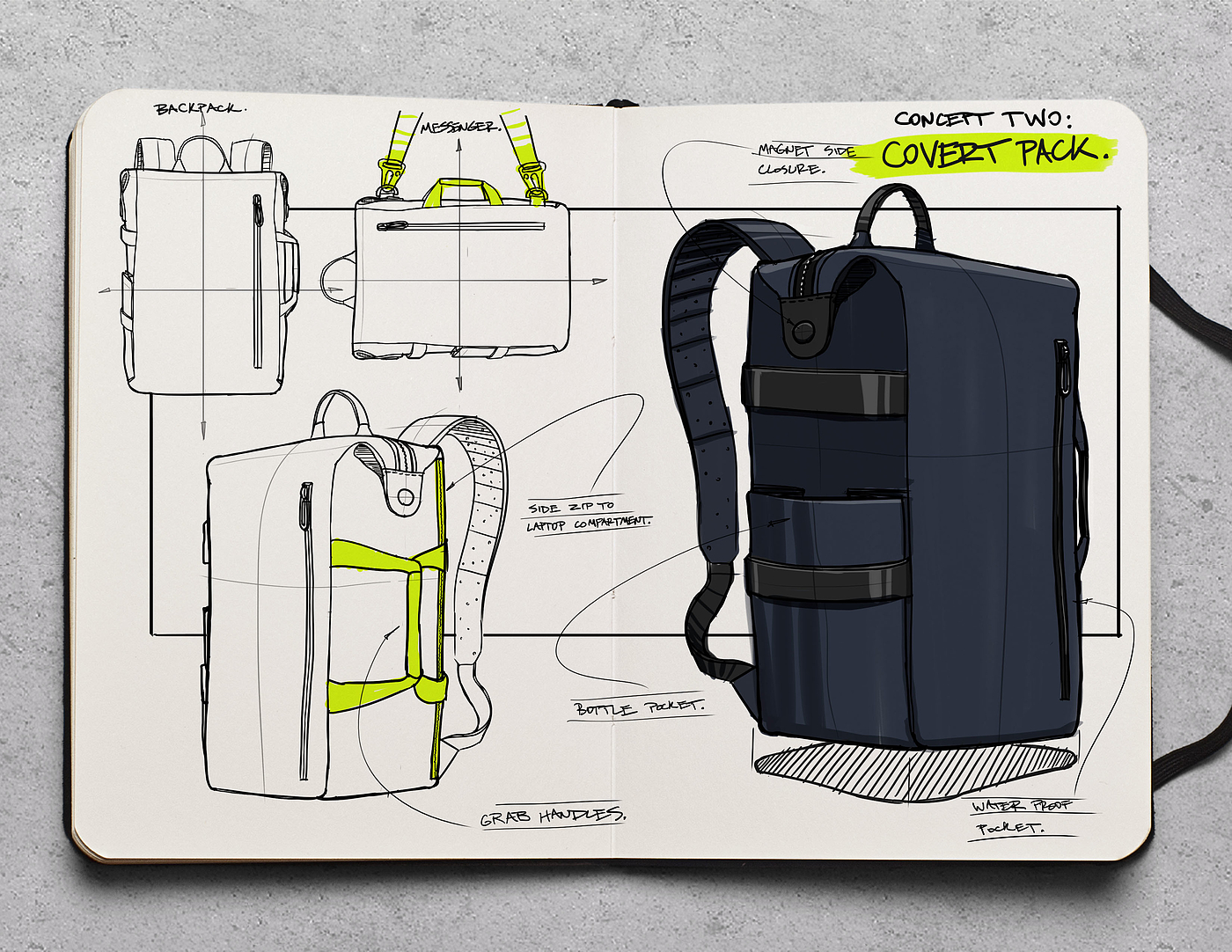 comfortable，Large capacity，Simplicity，Bian Jie，fashion，