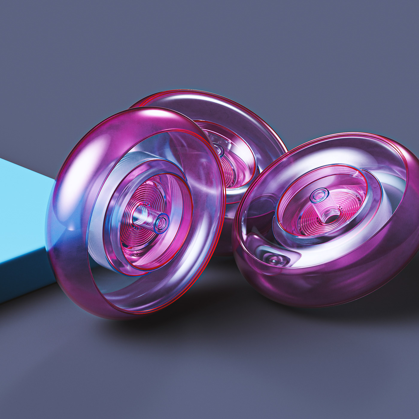 illustration，Typesetting，Gradual change，c4d，transparent，The Conduit，