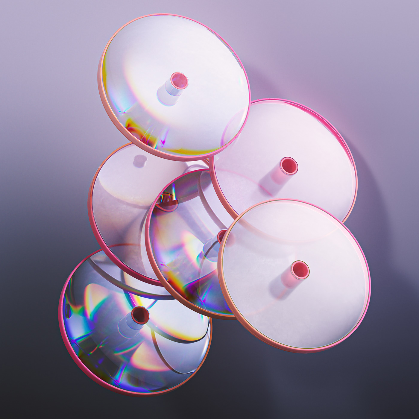 illustration，Typesetting，Gradual change，c4d，transparent，The Conduit，