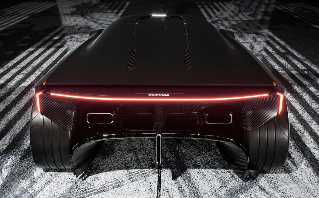 RAW，Super car，carbon fibre，Scissor doors，