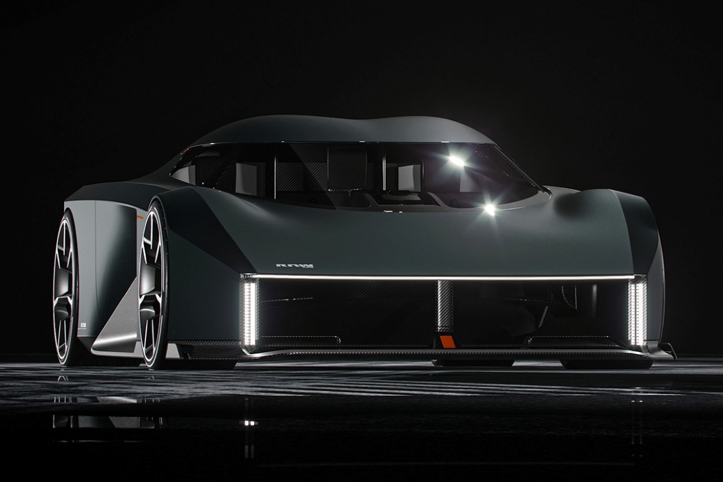 RAW，Super car，carbon fibre，Scissor doors，