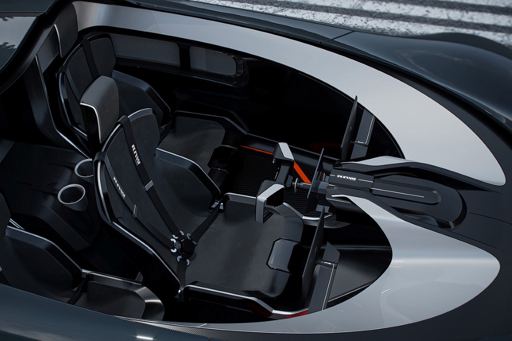 RAW，Super car，carbon fibre，Scissor doors，