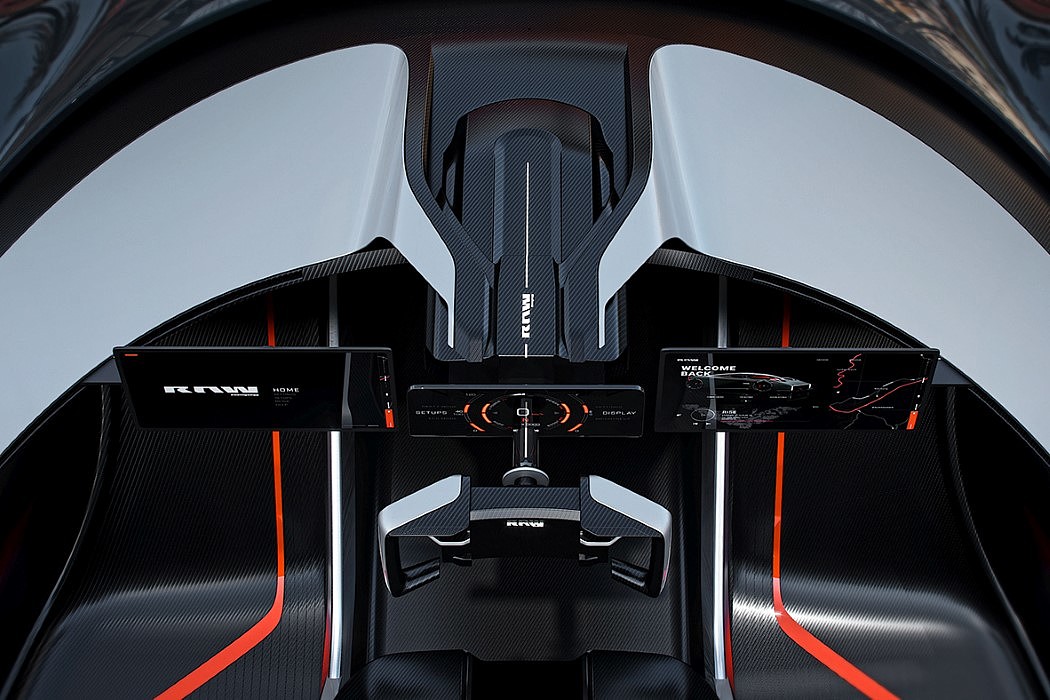 RAW，Super car，carbon fibre，Scissor doors，