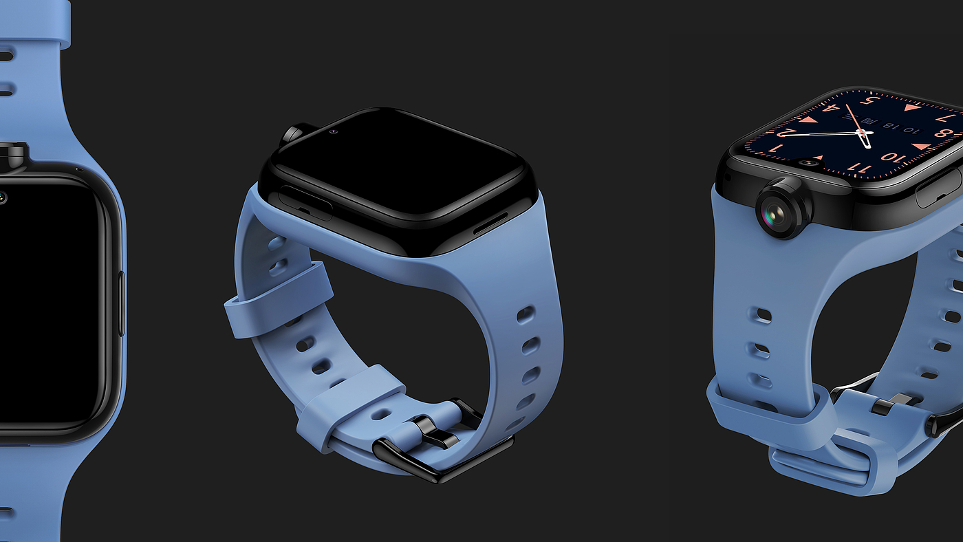 Intelligent Watch，Learning Watch，industrial design，millet，Camera，Full screen，Mellow，Wrist watch，product design，Integrated strap，