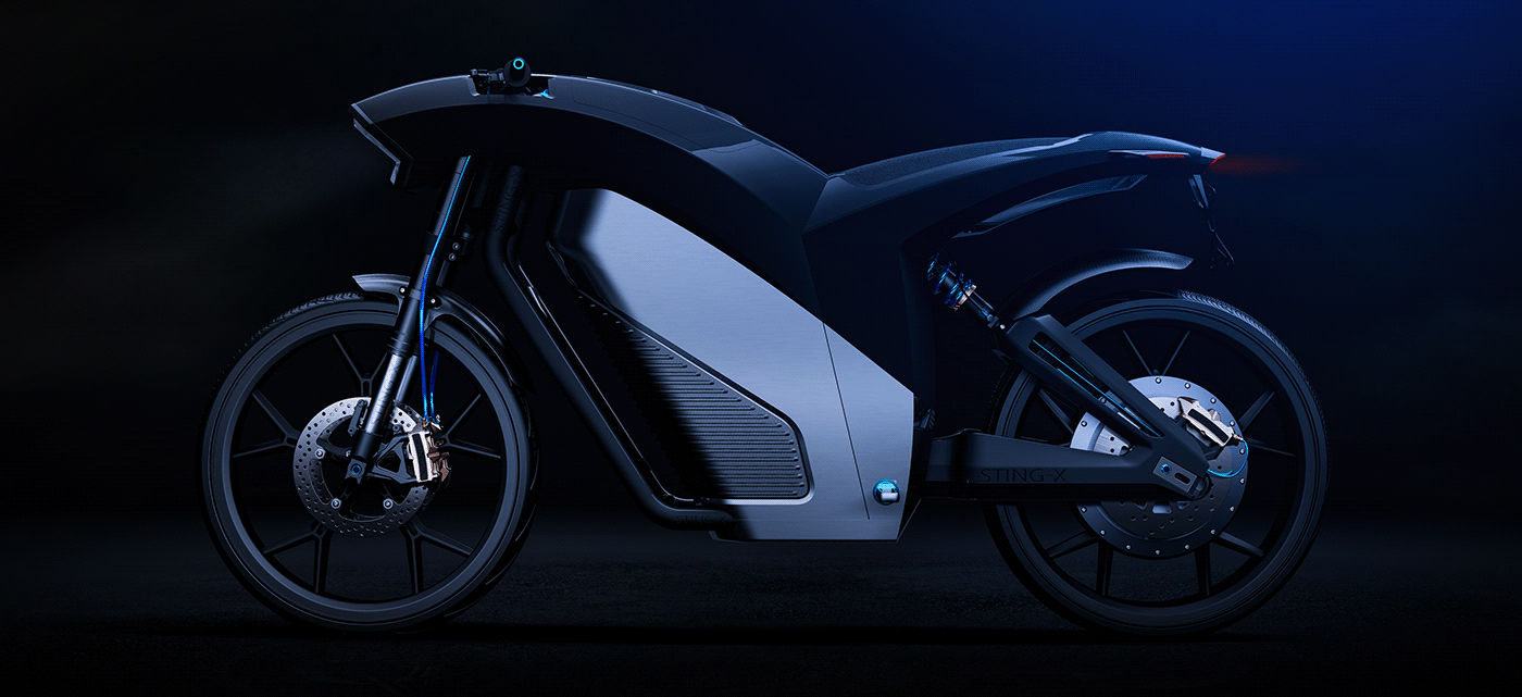 Electric vehicle，3D modeling，e-bike，3D modeling，
