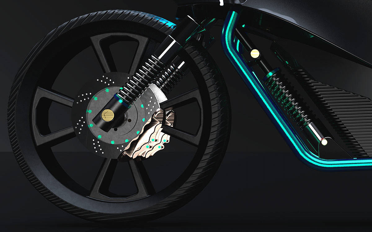Electric vehicle，3D modeling，e-bike，3D modeling，