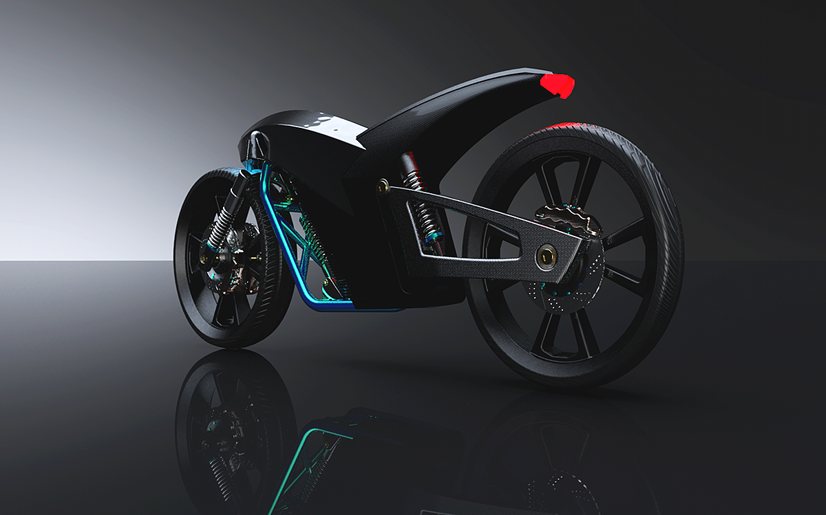 电动车，3d建模，e-bike，3D modeling，