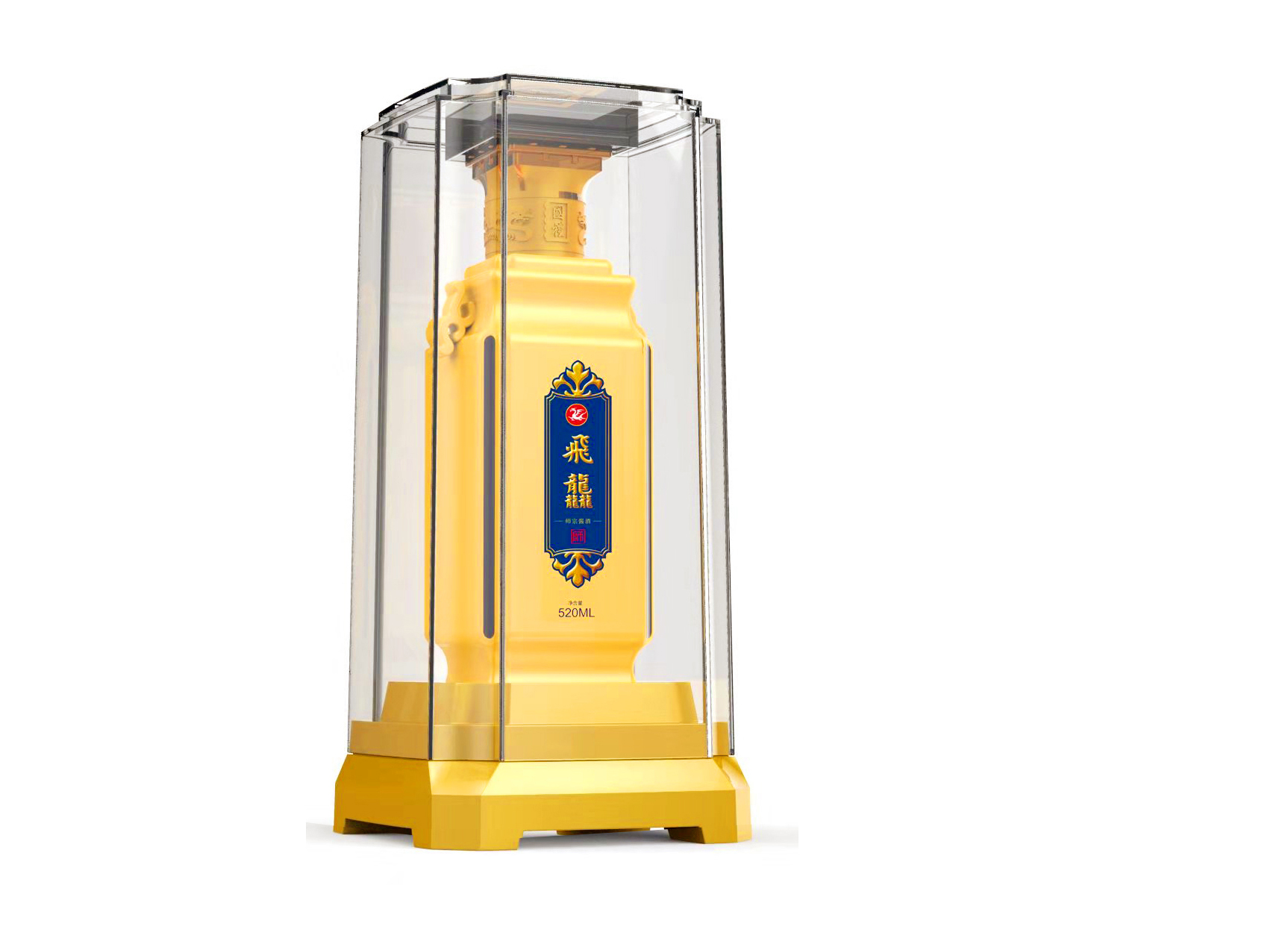 Baijiu bottle type packaging design，