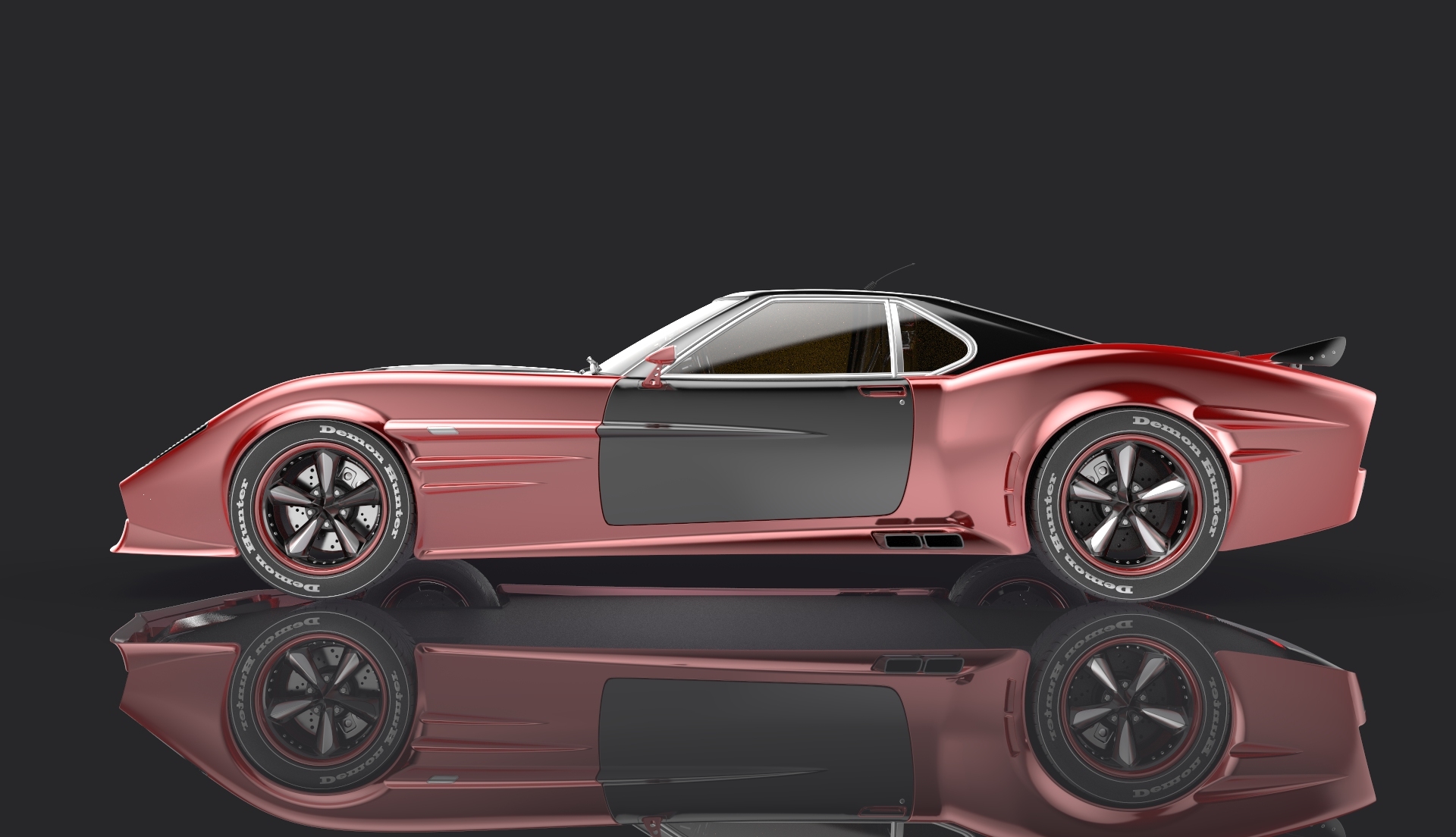 Sports car rendering，ks，