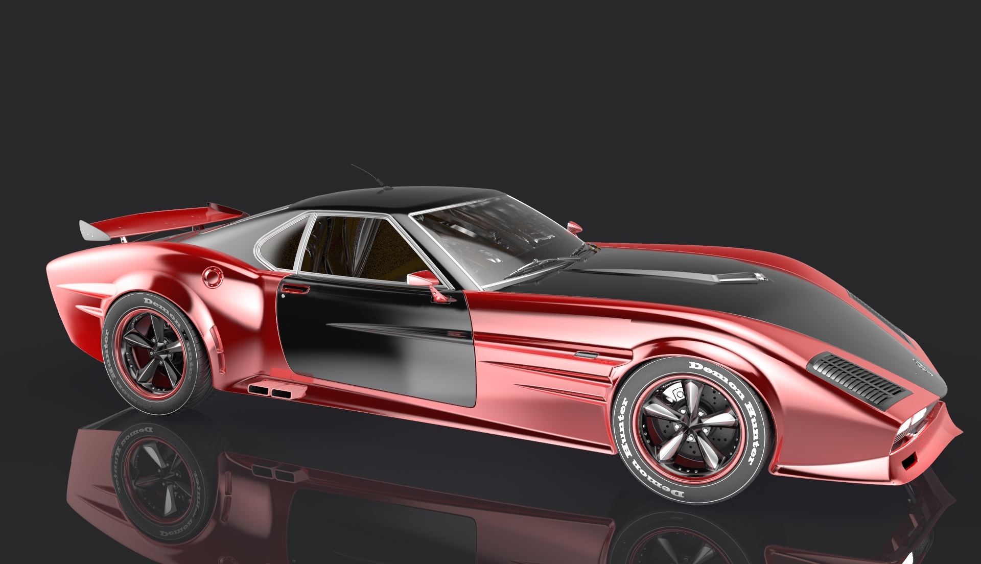 Sports car rendering，ks，