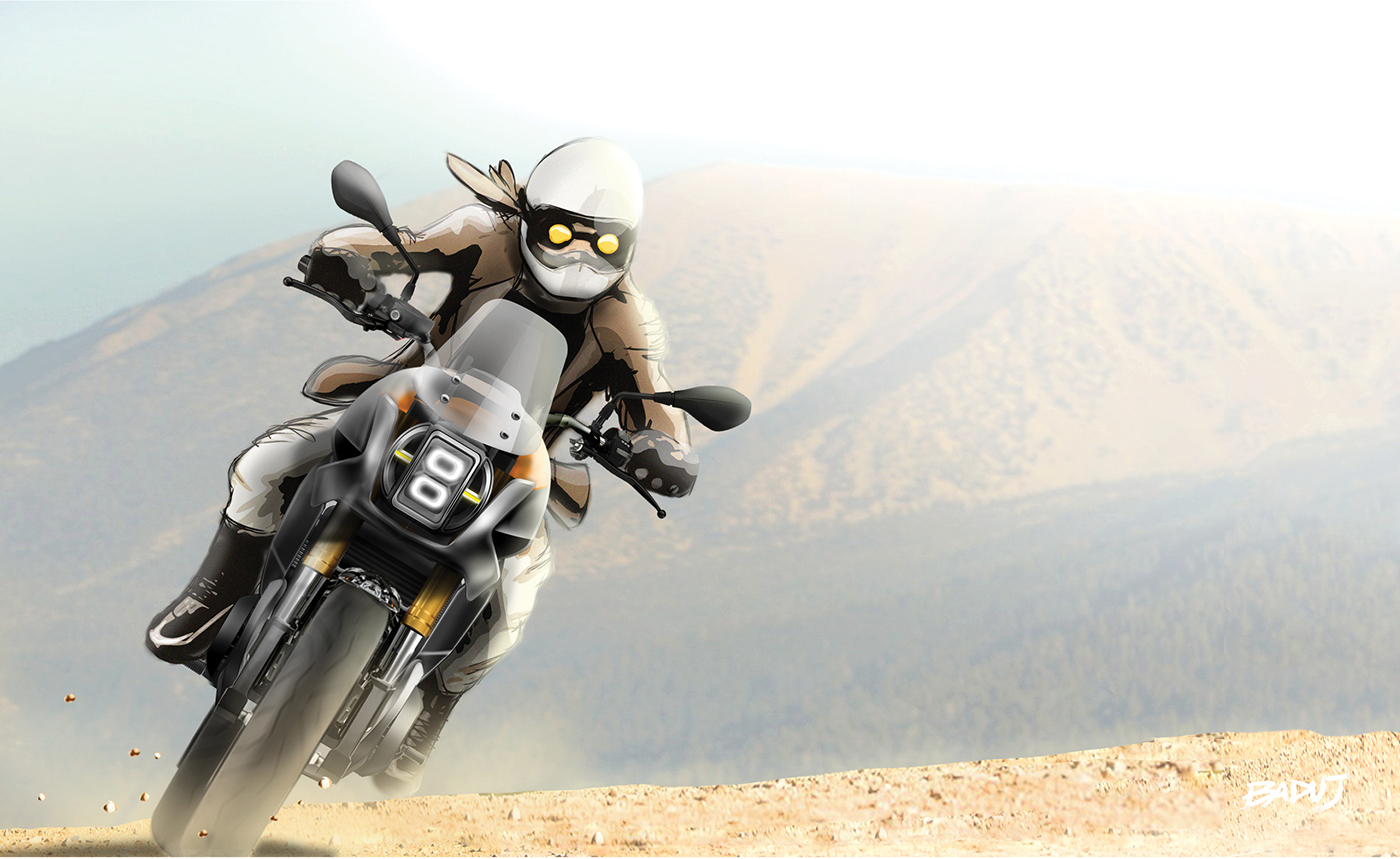 industrial design，Intelligent technology，Motorcycle design，conceptual design，