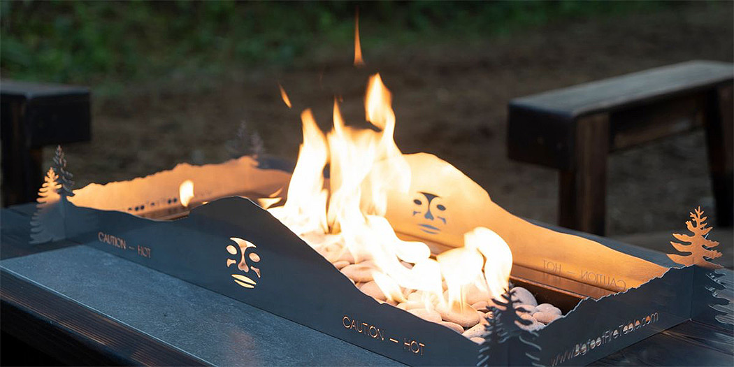 Bigfoot Fire Table，bigfoot ，Outdoor barbecue table，