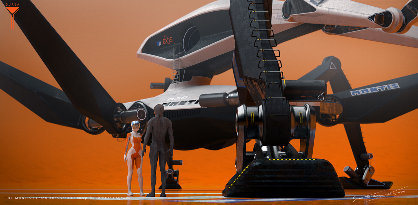 The Mantis，Mantis grey shadow，Futurism，