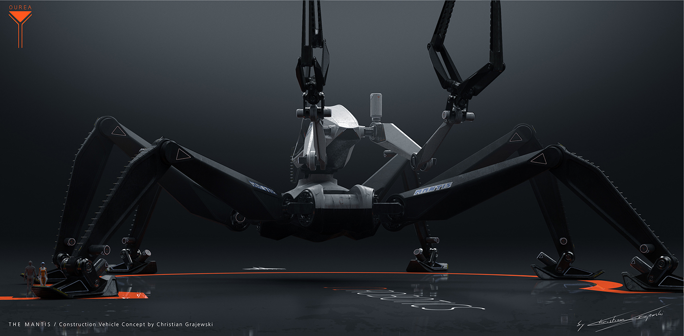 The Mantis，Mantis grey shadow，Futurism，