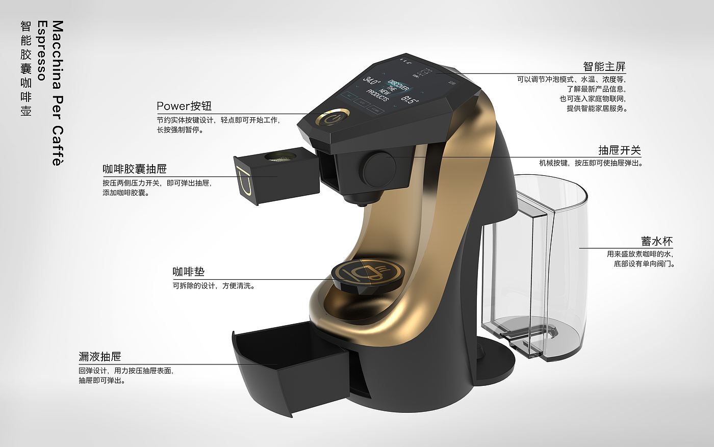 Coffee machine，Italy，Smart home，coffee，espresso，science and technology，Capsule coffee，