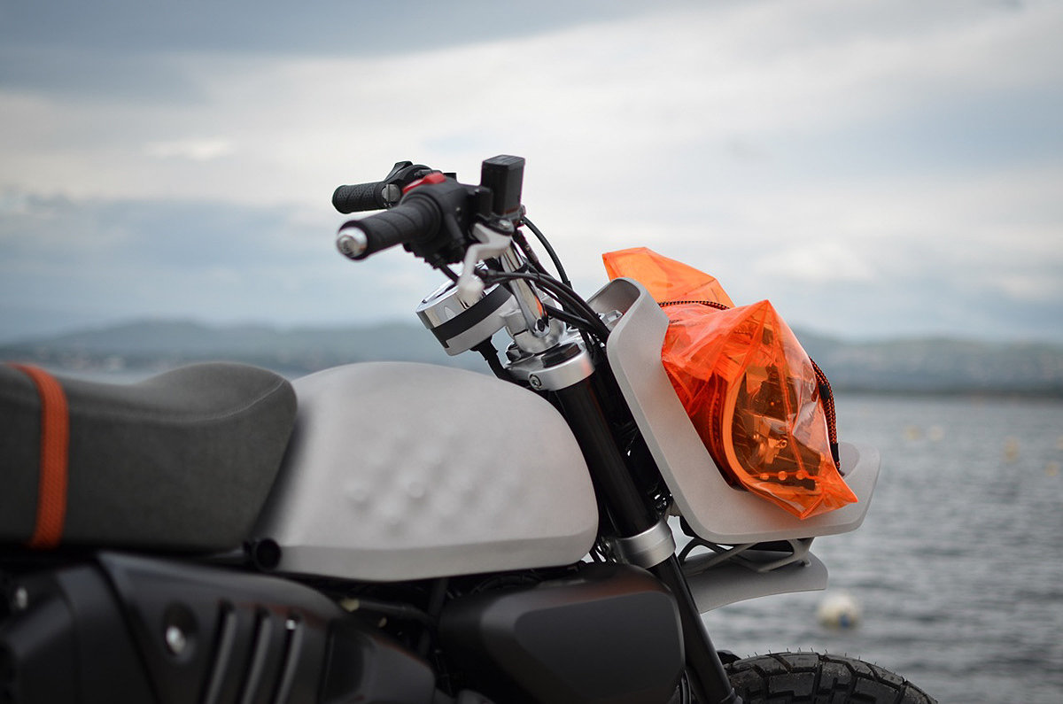 Honda Monkey，motorcycle，aluminium，tank，