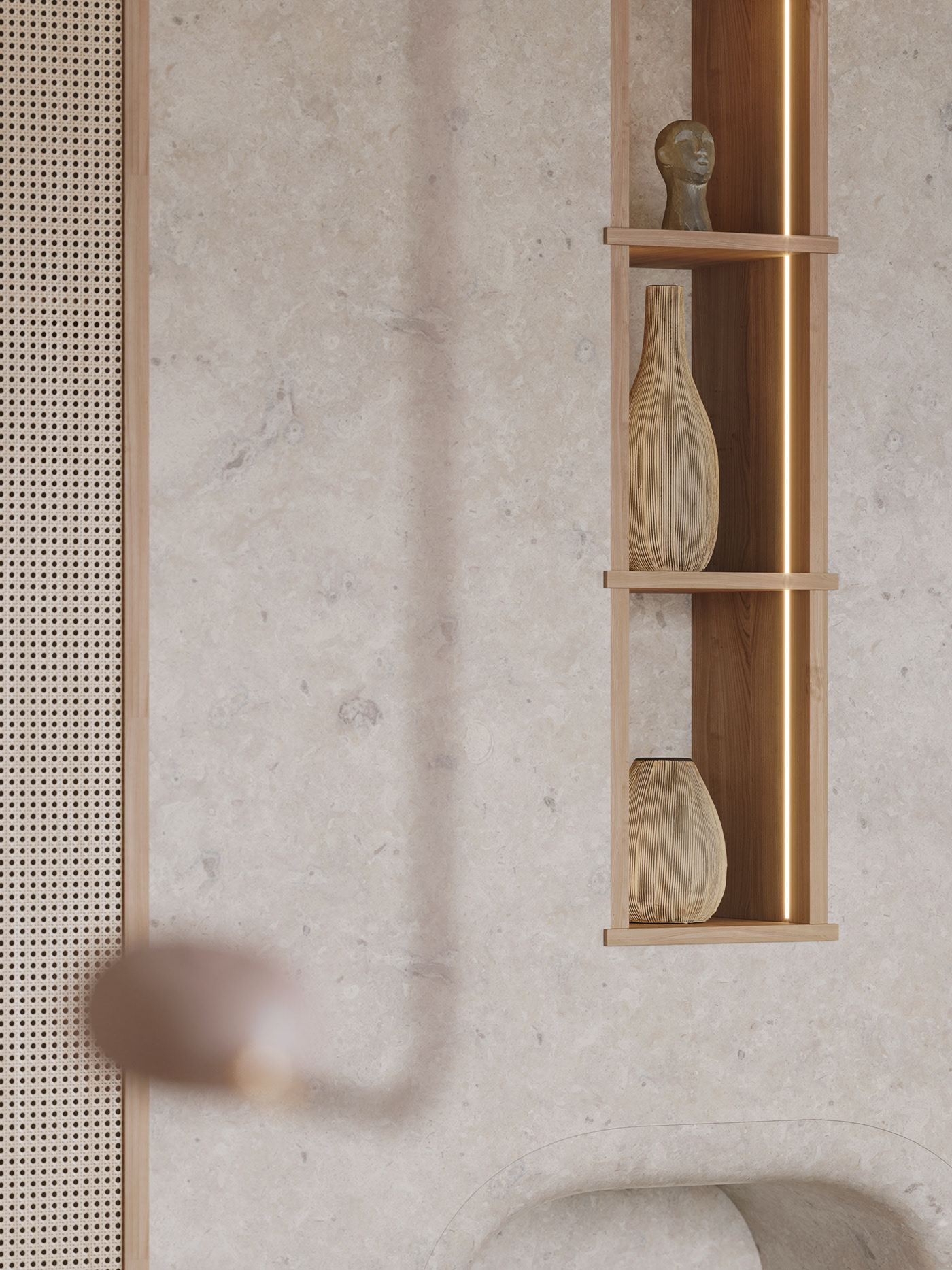 STONE BEDROOM，bedroom，Interior design，