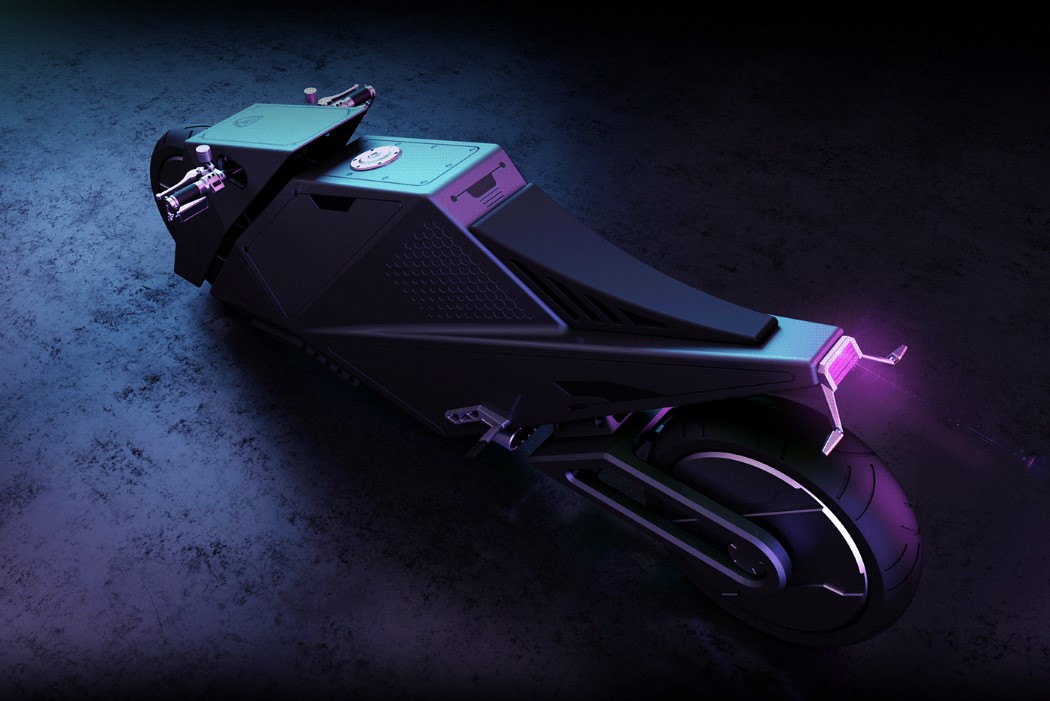 Tesla，low-poly，Retro，midfielder，motorcycle，RIMAC，