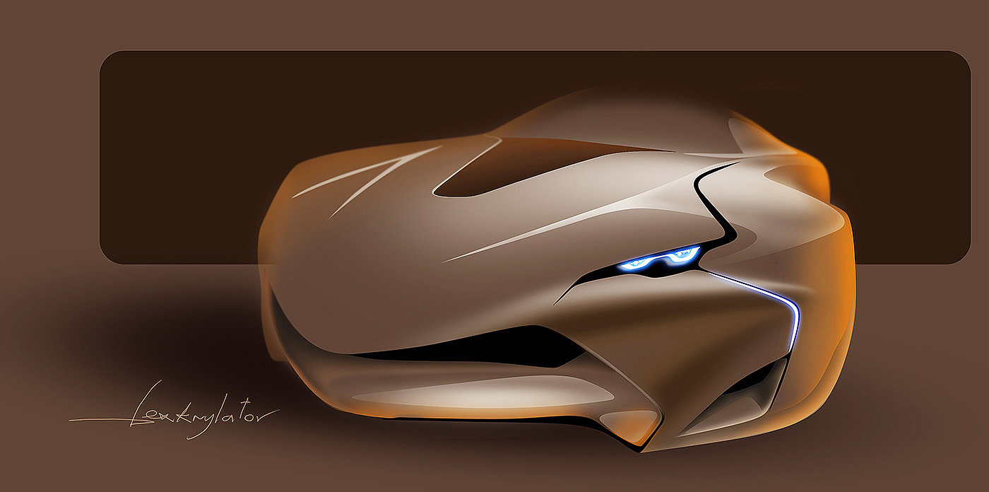 FUTURCUSTOMS，Automobile design，Hand drawn，