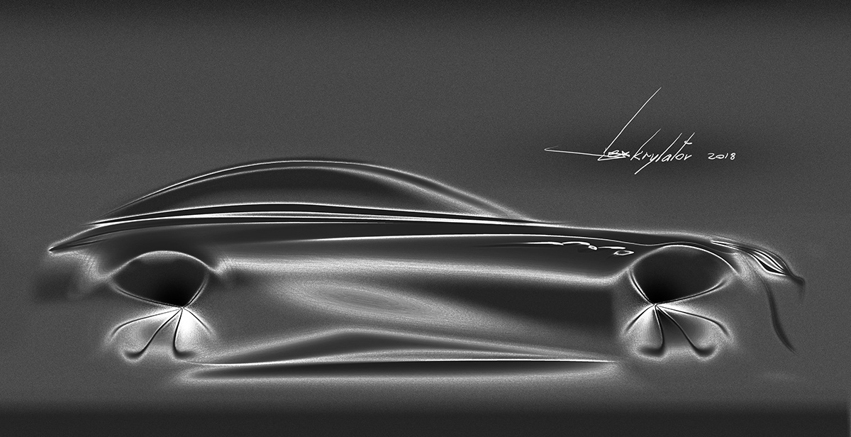 FUTURCUSTOMS，Automobile design，Hand drawn，