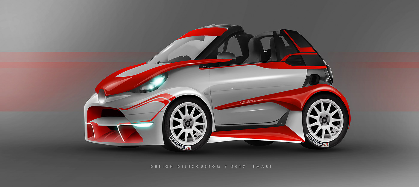 FUTURCUSTOMS，Automobile design，Hand drawn，