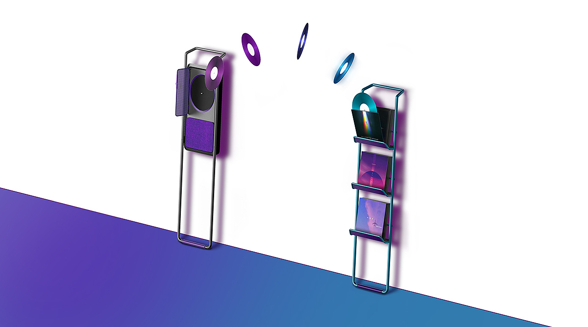DUDE，Vertical turntable，sound，