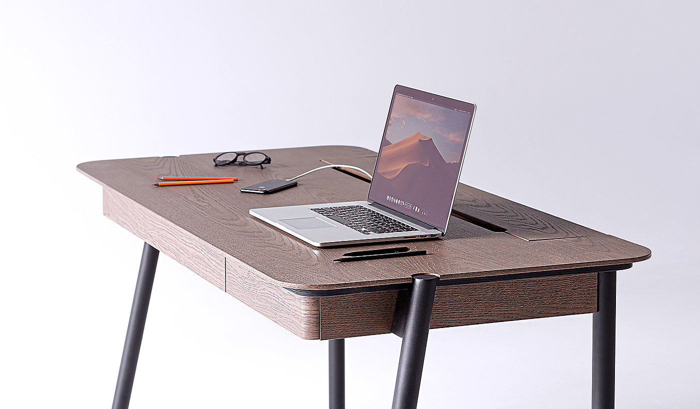 desk，fillet，wooden ，Simplicity，