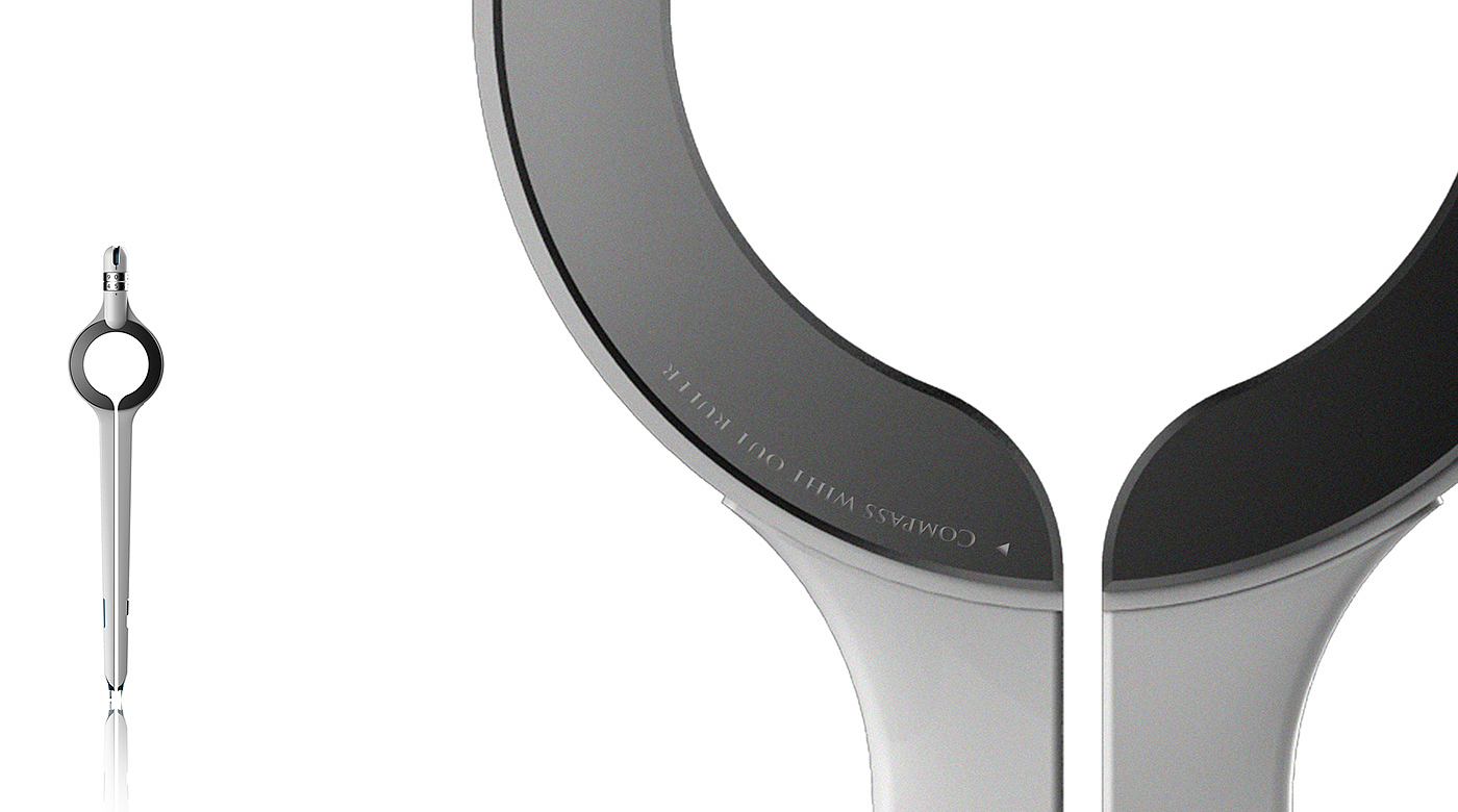 product design，industrial design，Office Supplies，compasses，Simplicity，