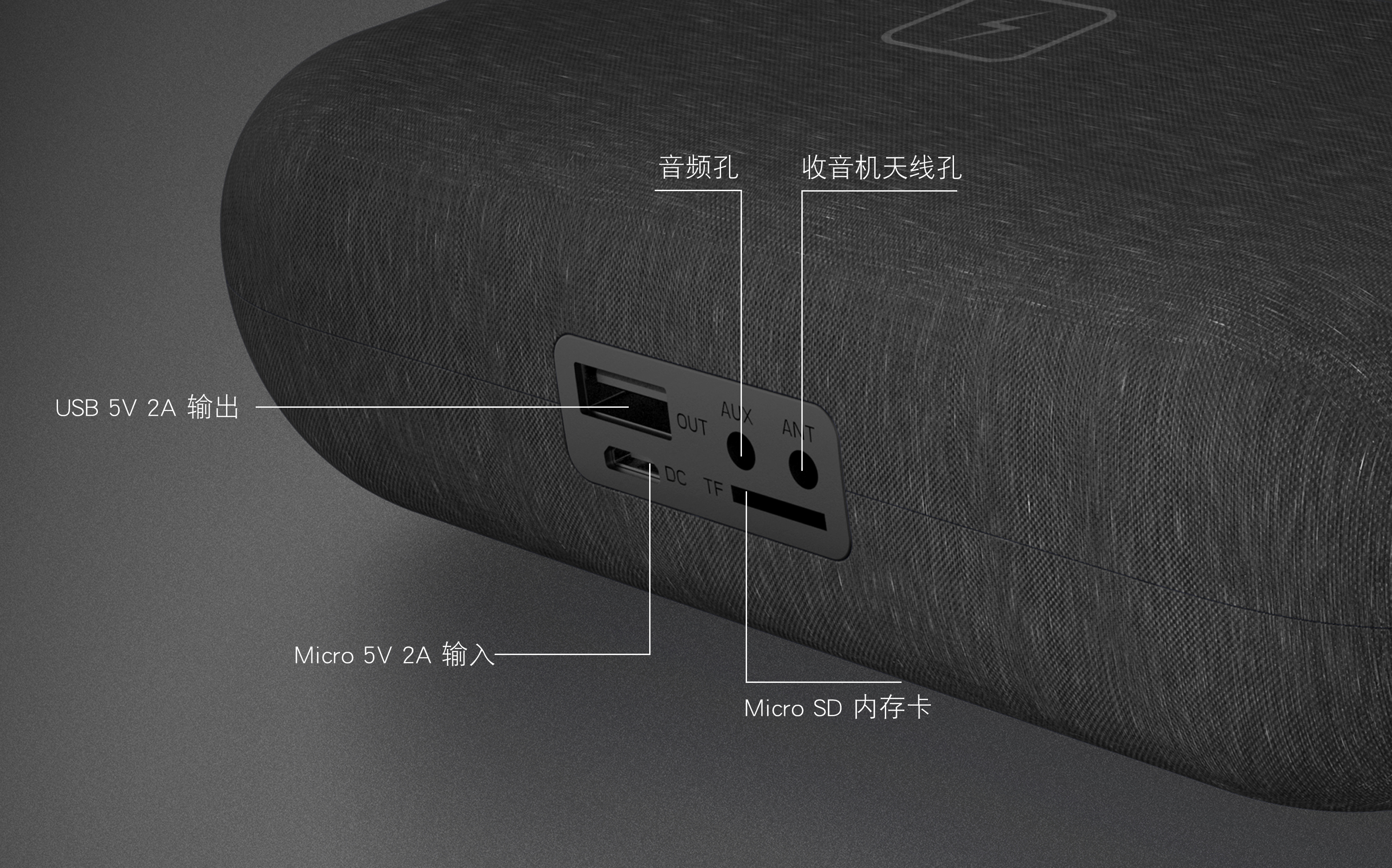 Multifunctional alarm clock speaker series，