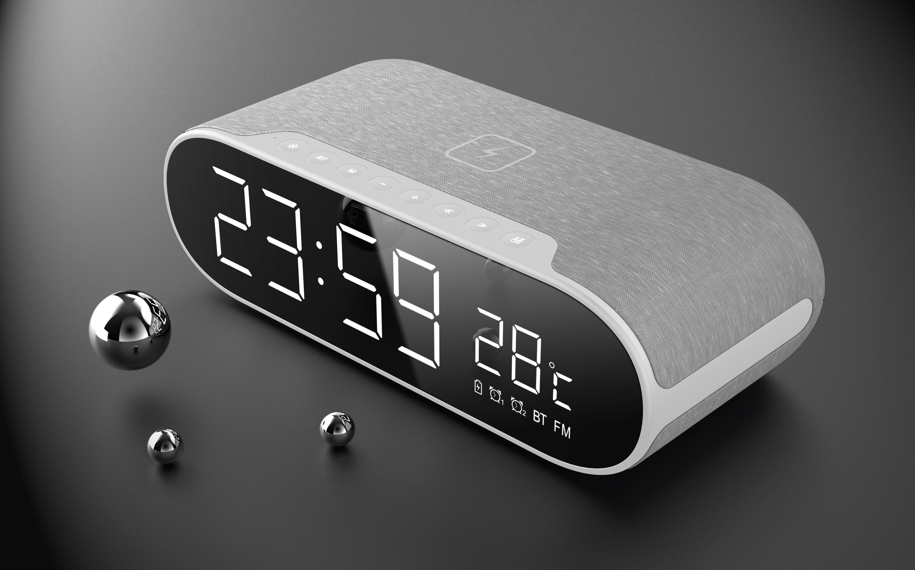 Multifunctional alarm clock speaker series，