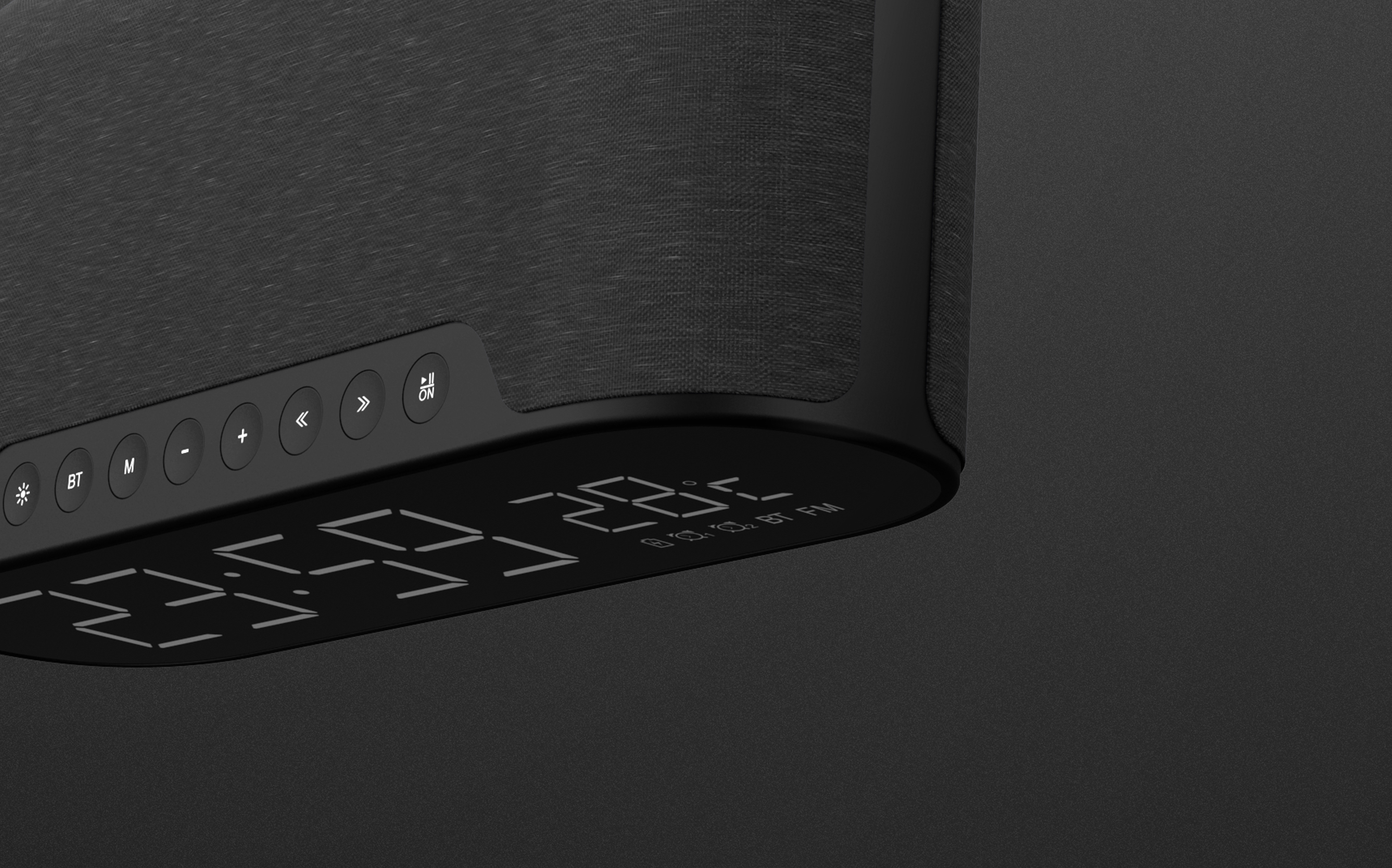 Multifunctional alarm clock speaker series，