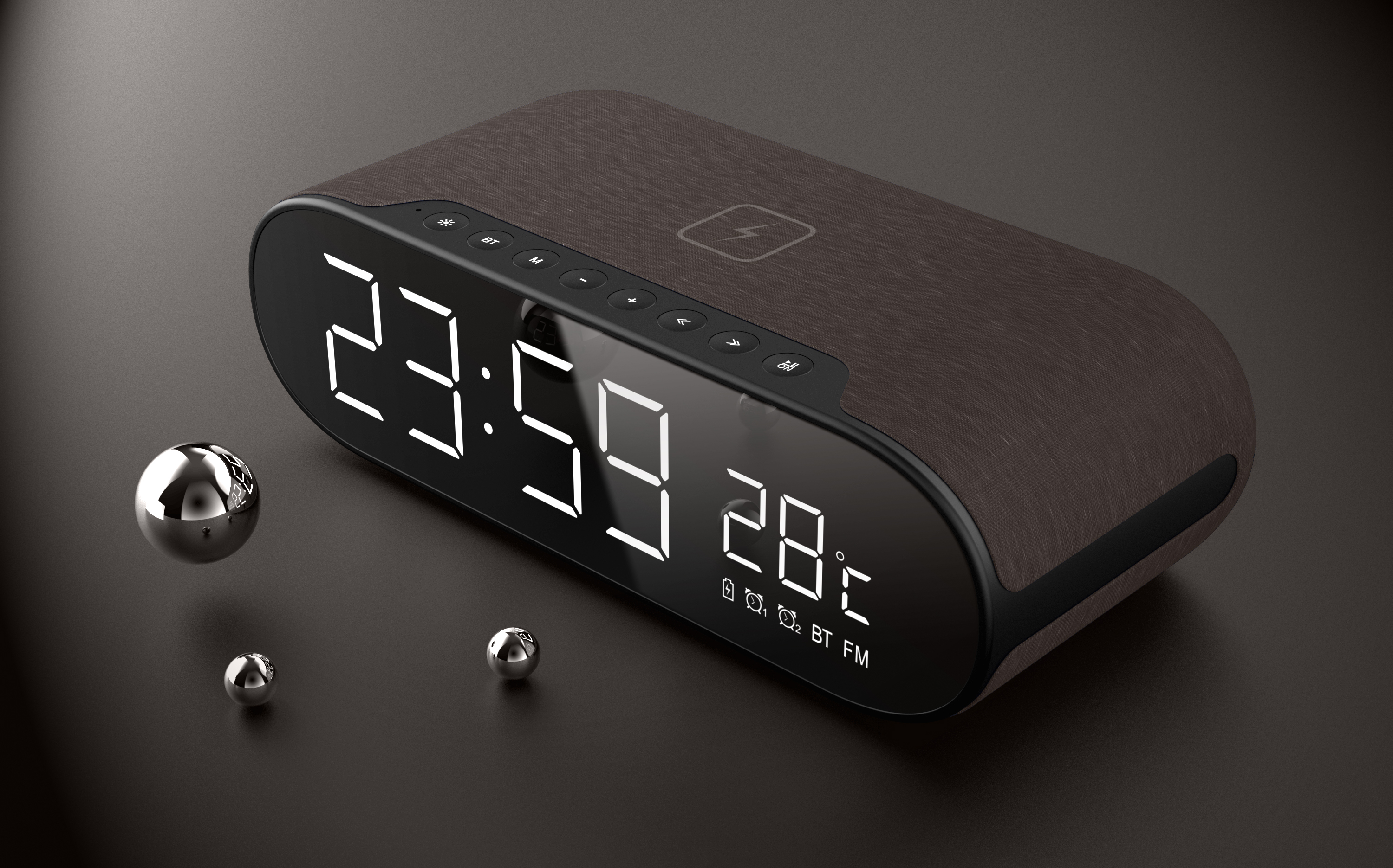 Multifunctional alarm clock speaker series，