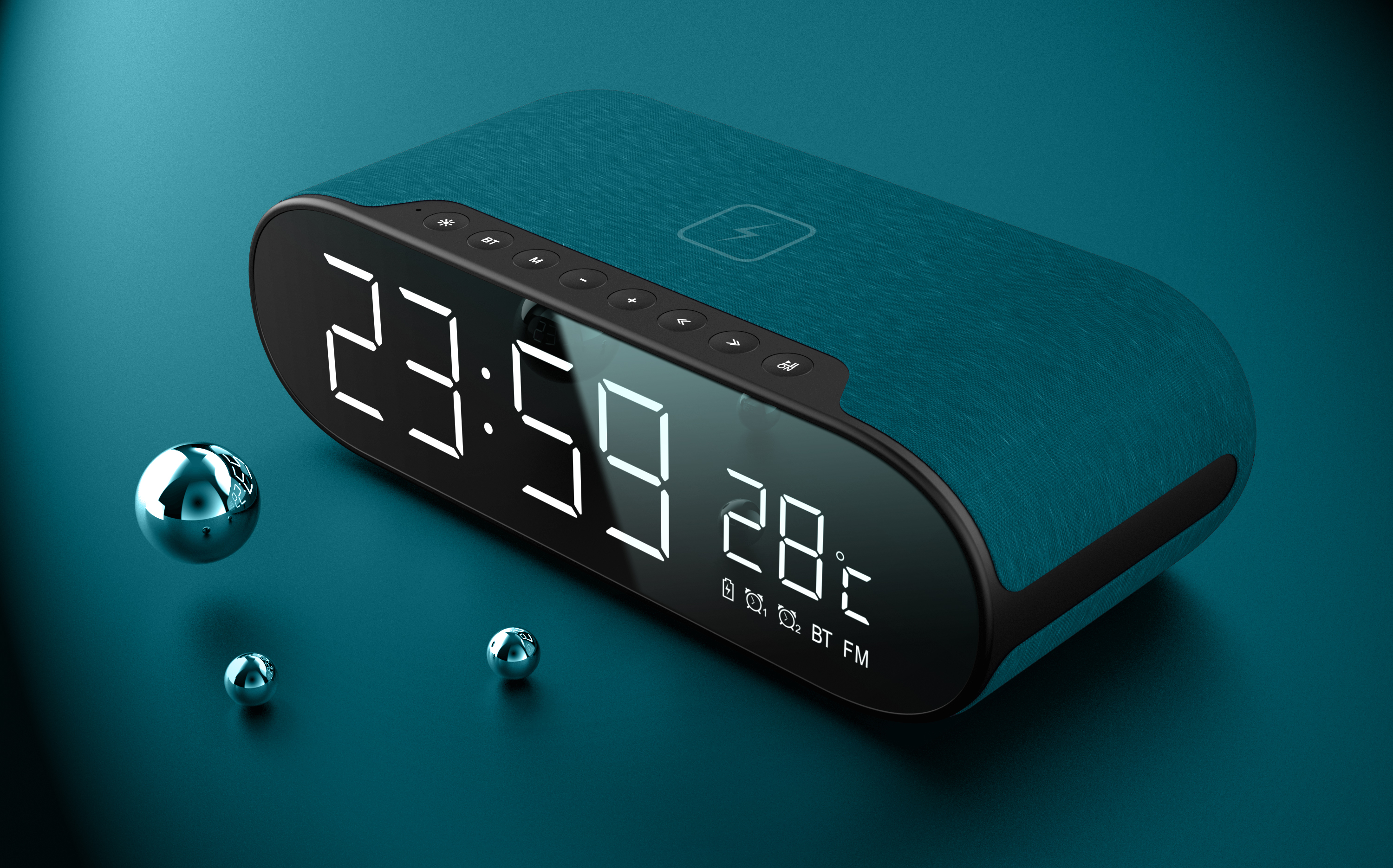 Multifunctional alarm clock speaker series，