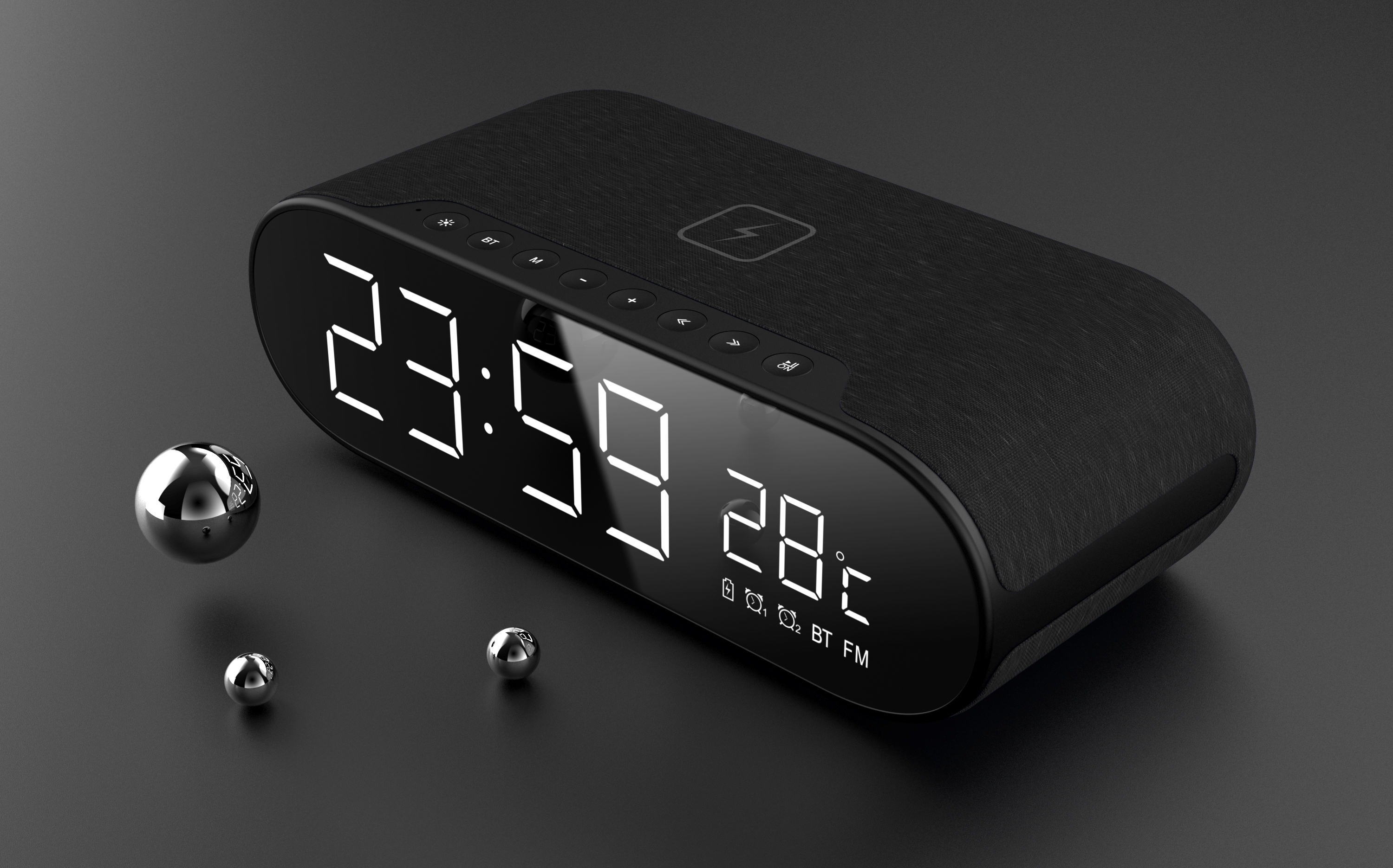 Multifunctional alarm clock speaker series，