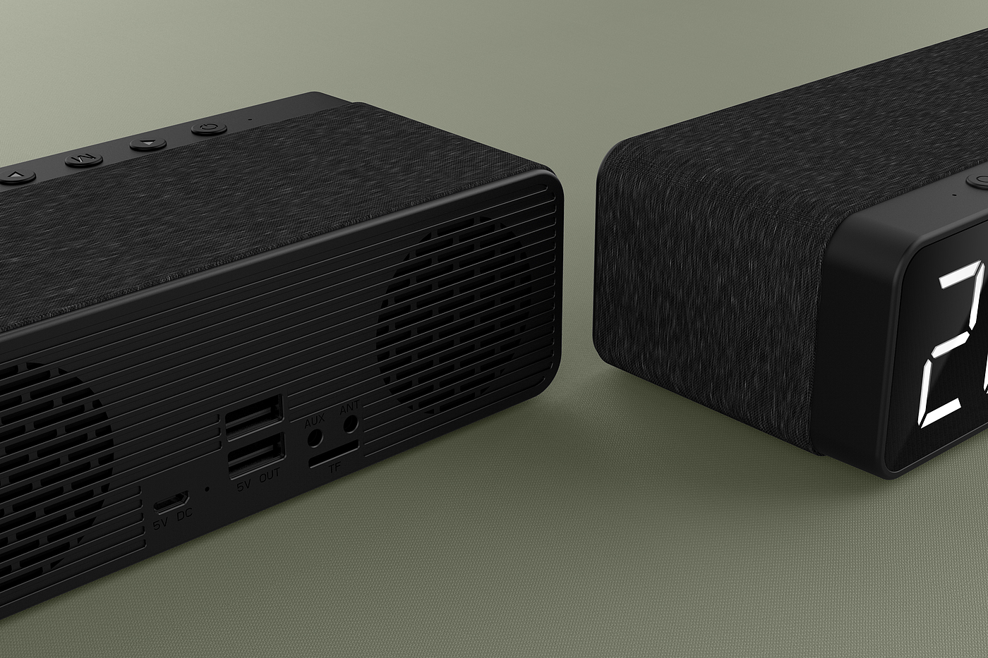 Multifunctional alarm clock speaker series，