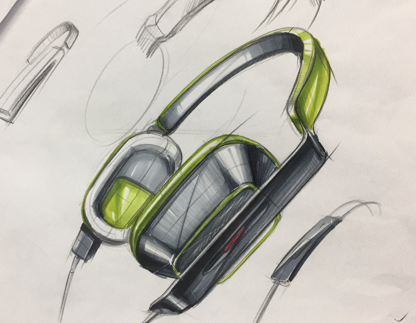 Hand drawn，industrial design，Hand drawn industrial design，Hand drawn design，Household appliances，Mark pen coloring，Hand drawn products，product design，