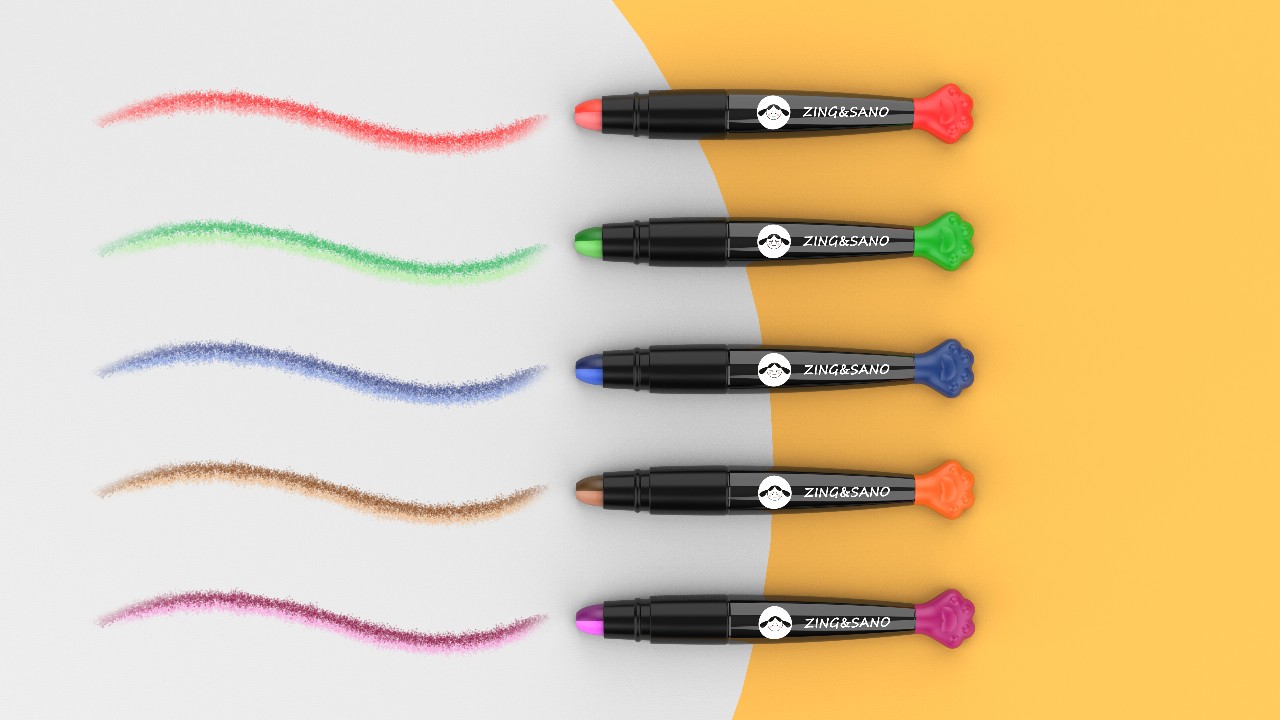 lovely，children，crayon，