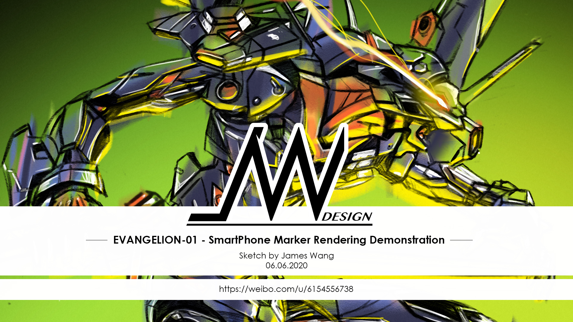 EVA，Initial machine，Hand drawn products，product design，industrial design，Mark pen coloring，Marker tutorial，Video tutorial，