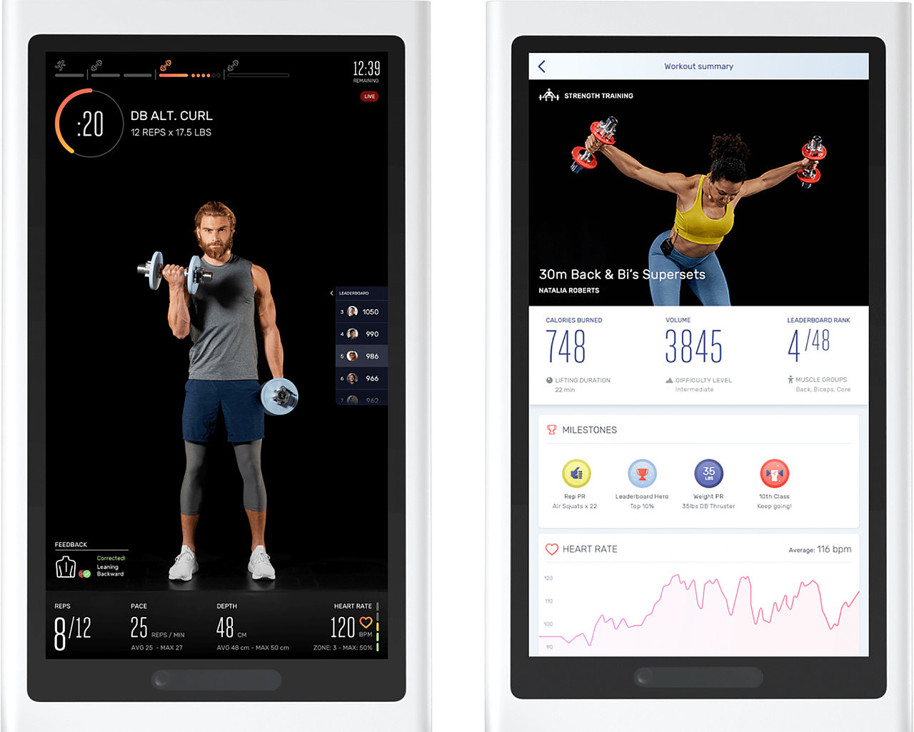 gym，Tempo Studio，Fitness system，app，indoor，