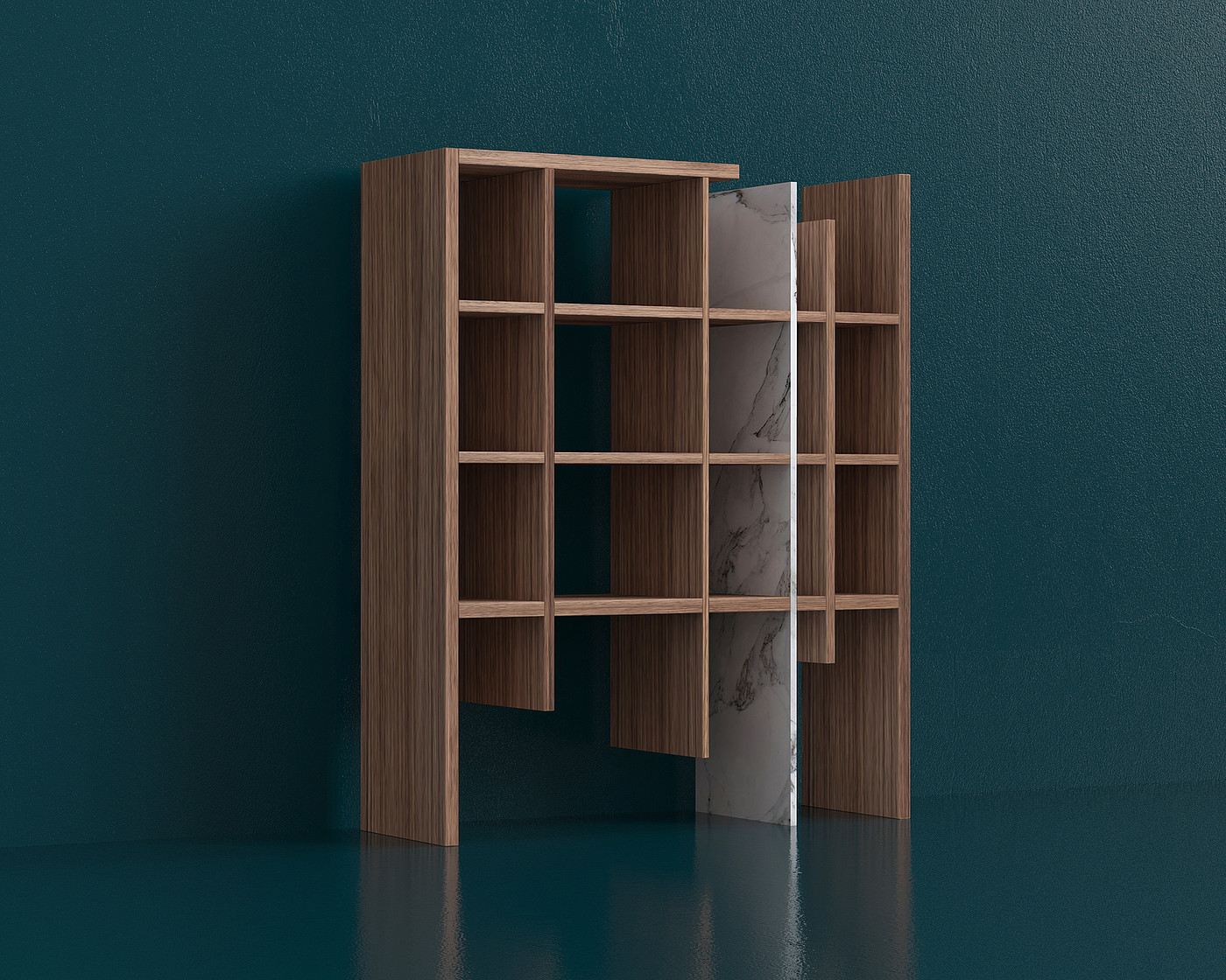 Incomplete Bookcase，Bookcase，Display cabinet，Receive，