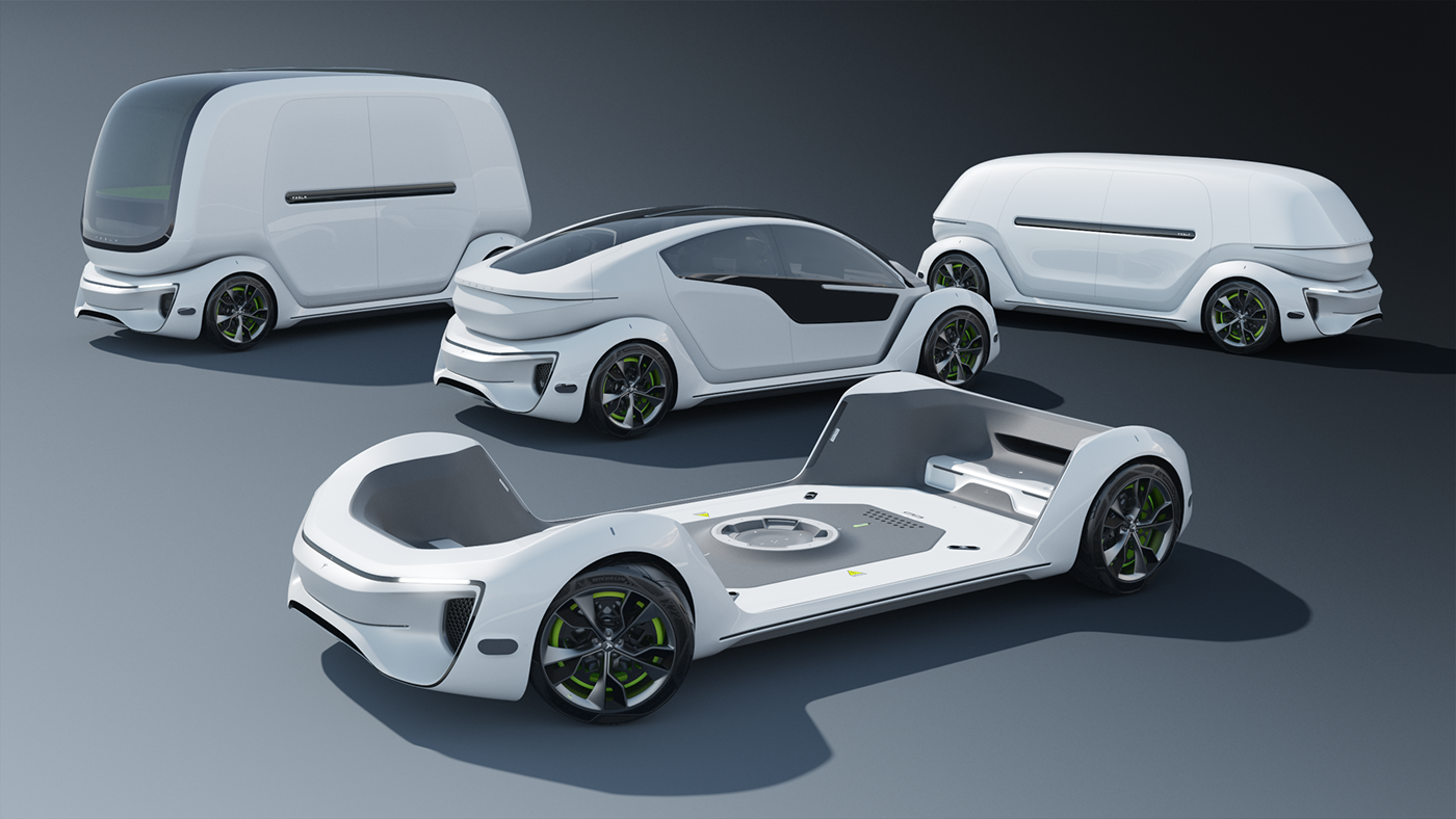 Tesla pod，Tesla Pod，modularization，