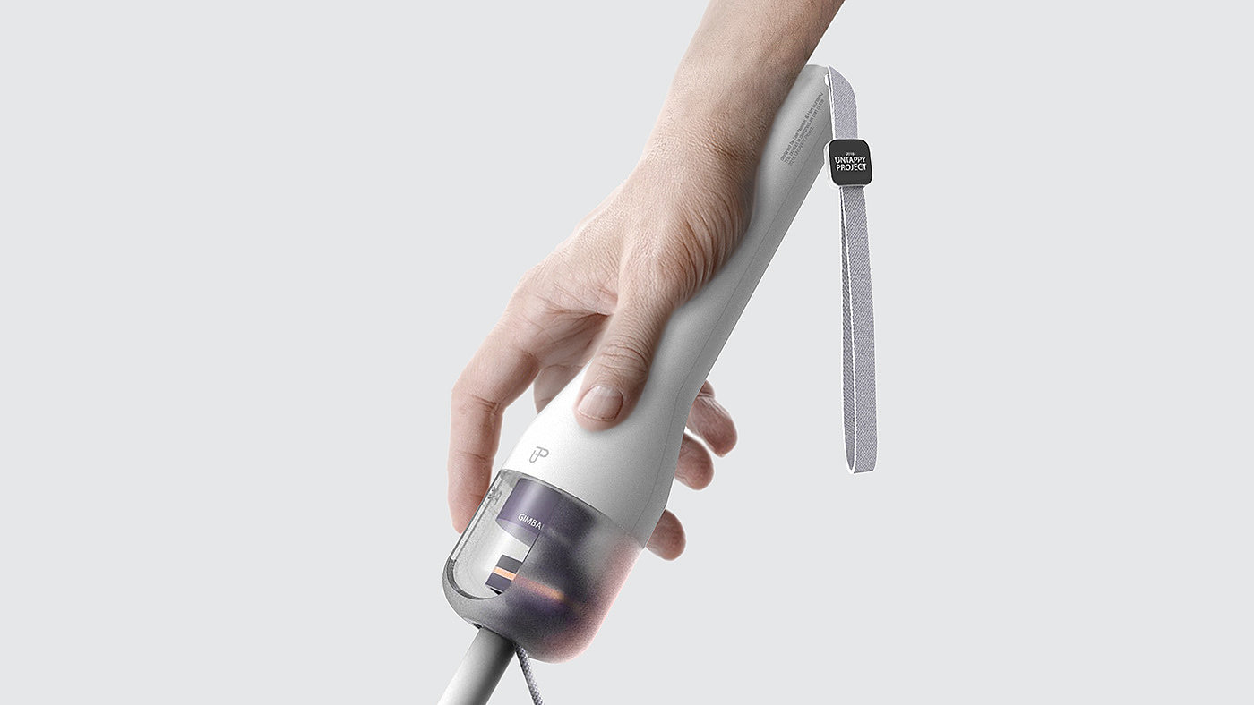 UNTAPPY，Blind staff，Relaxed + happy，Gimber laser，