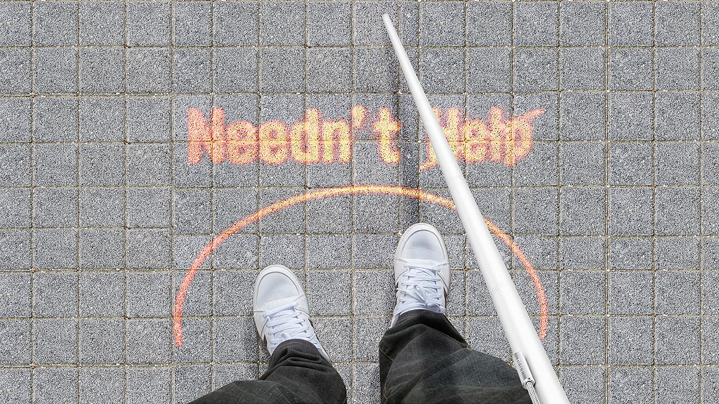 UNTAPPY，Blind staff，Relaxed + happy，Gimber laser，