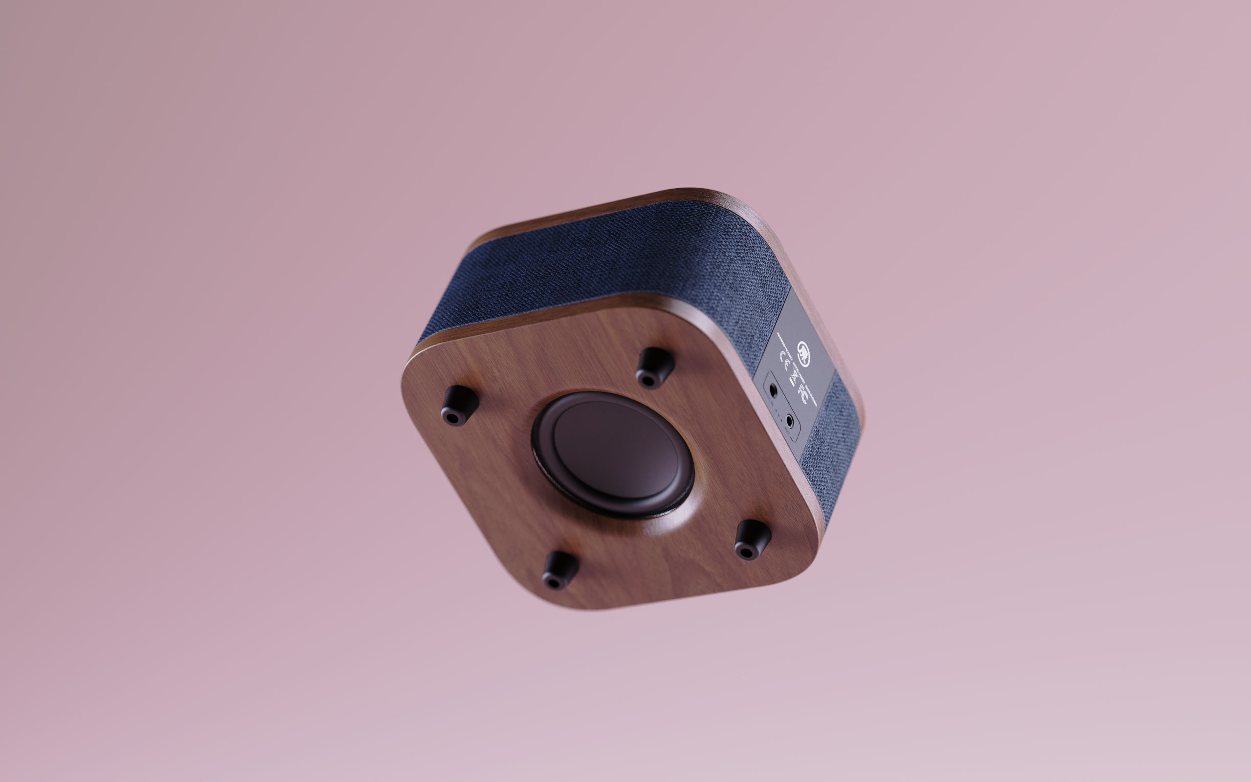 Bluetooth Speaker ，radio，fabric art，block，solid wood，