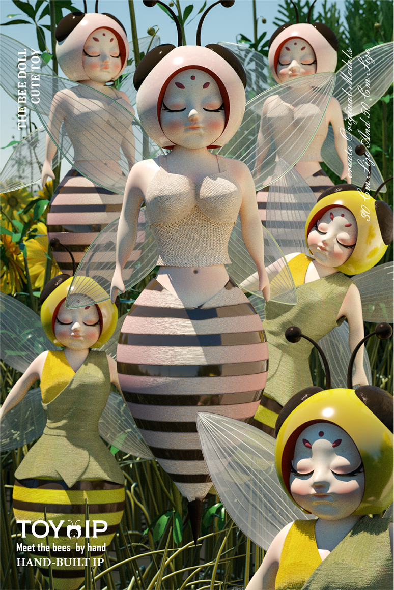 Blind box "meet the bee" manual / toy IP，